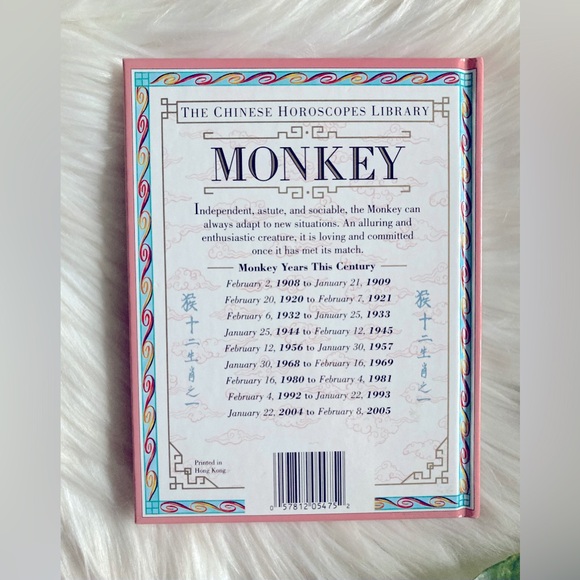 Year of the Monkey Chinese Horoscopes Library by Kwok Man-Ho Hardcover 1994 - Picture 2 of 6